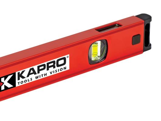 KAPRO GENESIS vaterpas 120 cm med DualView, magneter og 3 acryl-libeller