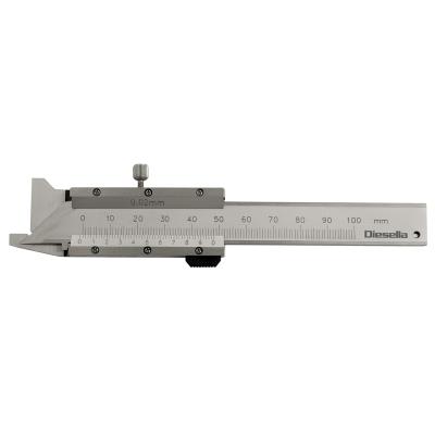 Chamfer gage 45° open frame 0-50x0,02 mm