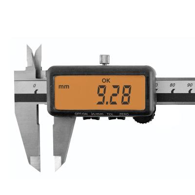 Digital Caliper 0-300x0,01 mm with TOL and jaw length 60 mm (Orange XL display)