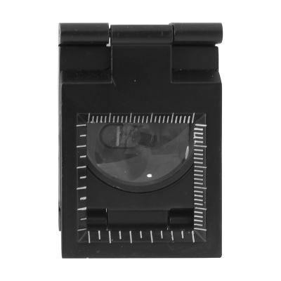 Folding magnifier 8X mm/inch scale Ø30 mm lens and LED