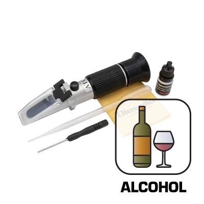 Refractometer Wine (Oechsle/KMW (Babo)/Mas Sacch) med 