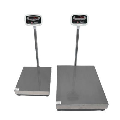 300KG/661lbs Weight Electronic Platform Scale,Stainless Steel  High-Definition LCD Display,Digital Floor Heavy Duty Folding Scales,Perfect  for Luggage