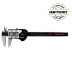 IP54 Digital caliper 0-150 x 0,01 mm DIN862 with 40 mm jaws and ABS function (Incl. Certificate)
