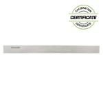 Flat straight edge 500x30x6 mm DIN 874 Grade 2 with calibration certificate